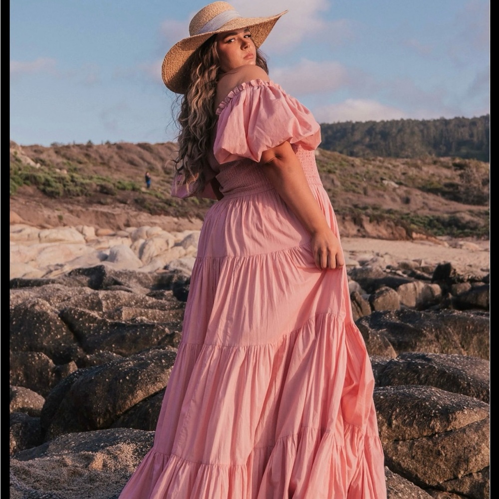 Elegant Blue Maxi Dress - Picture 5 of 5